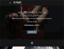 Tablet Screenshot of elysian-photography.com